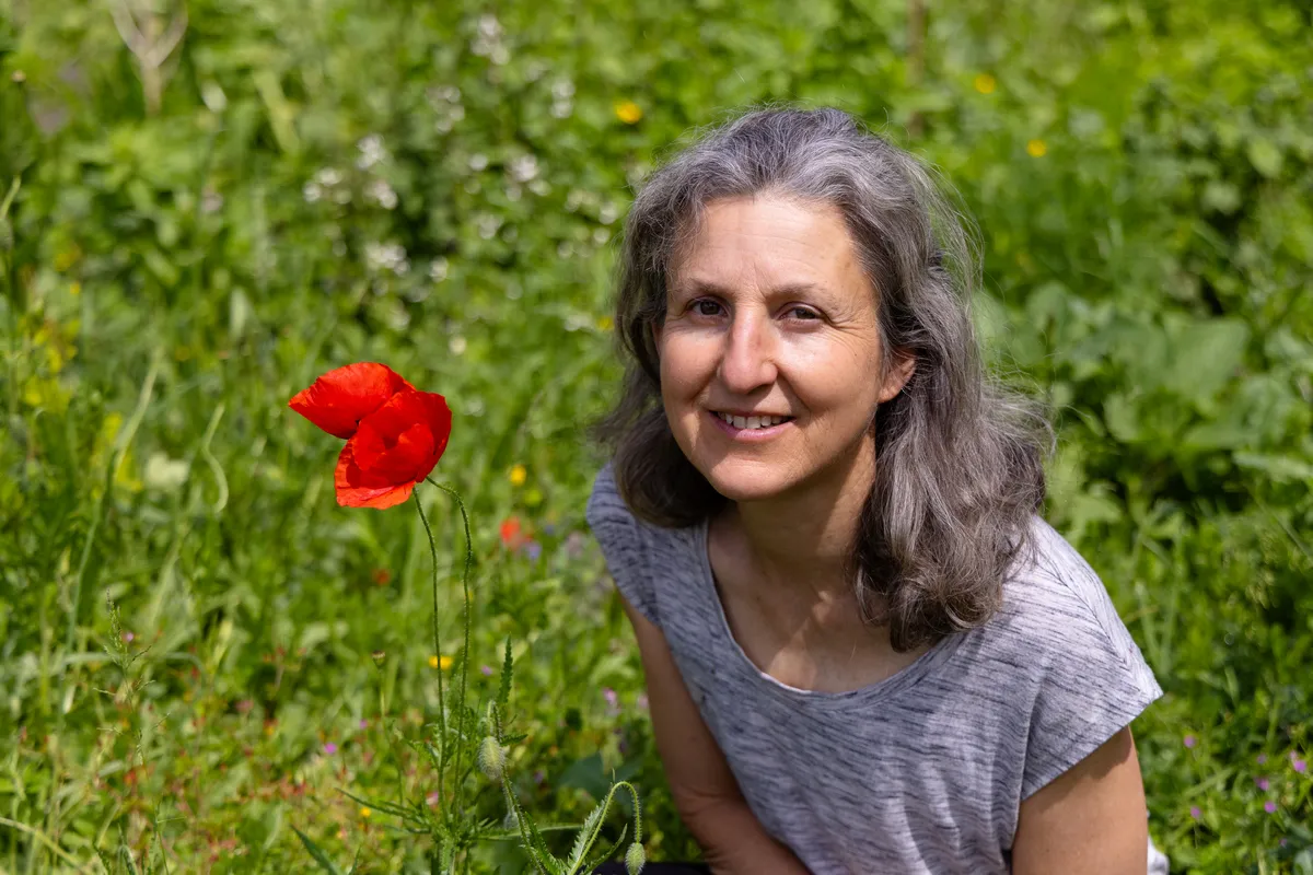 Anne Lambert dans la nature